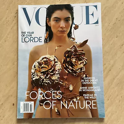Vogue Magazine Lourde Cover October 2021 152 Pages • $14