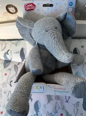 Chad Valley Knitted Elephant Teddy • £15.99