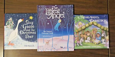 $12.99 • Buy THE LITTEST ANGEL~A PRECIOUS MOMENTS CHRISTMAS~SUZY GOOSE Lot Of 3 HC Kids Books