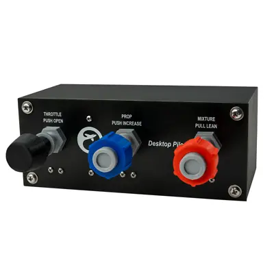 Desktoppilot Cessna Throttle Box For Flight Sim - Fast Shipping! • $149.95