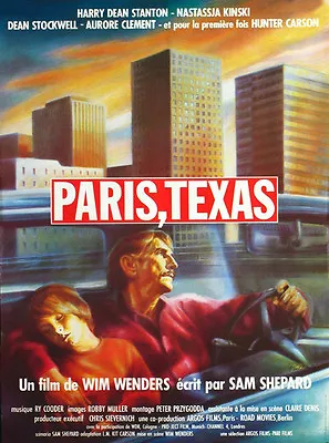 Paris Texas Dean Stanton Nastajja Kinski Movie Poster Print     • $6.49