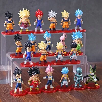 21PCS Mini Dragon Ball Z Figures Super Saiyan Goku Vetega Gotenks Action Figures • $23.99