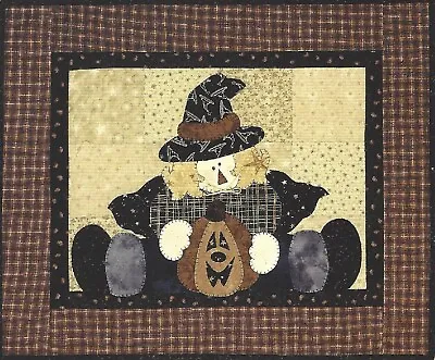Straddling Witch - Applique Pattern 021 From The Wooden Bear Design 19.5 X 23.5 • $8.50