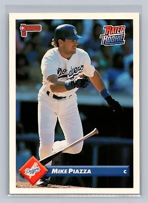 1993 Donruss - Mike Piazza - Rated Rookie - #209 - Los Angeles Dodgers • $1.49