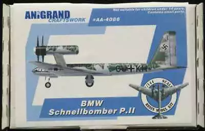 Anigrand Models 1/144 German BMW SCHNELLBOMBER P.II Bomber Project • $133.59