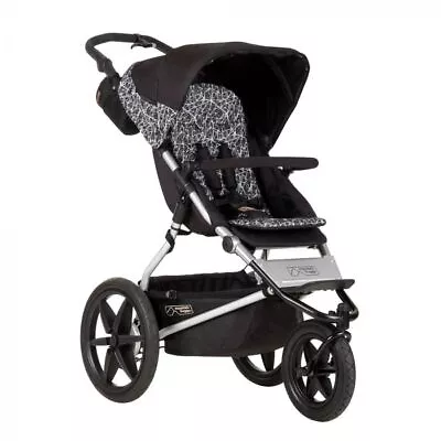 Mountain Buggy Terrain Pushchair - Graphite All Terrain Buggy Stroller Grey • £575