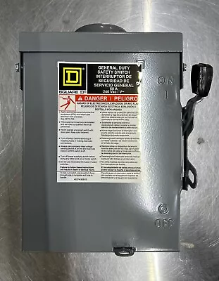 NEW Square D DU322RB 60 Amp 240v Non-Fusible Safety Switch Disconnect 3R • $99