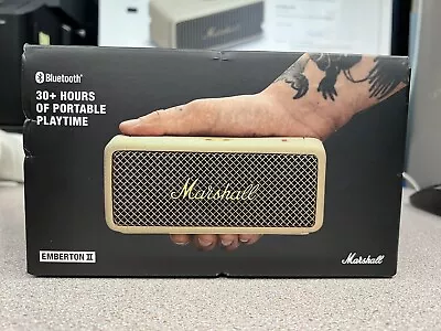 Marshall 1006237 Emberton II Bluetooth Speaker Cream New Sealed • $139.79