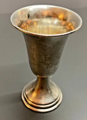 Vintage Small Miniature Cup Goblet Sterling Silver No Monogram Height 3  18g • £38.55