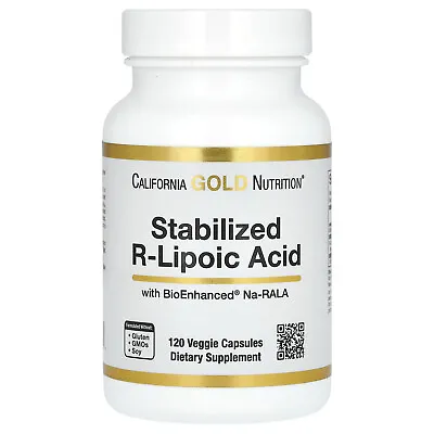 Stabilized R-Lipoic Acid 120 Veggie Capsules • $31.51