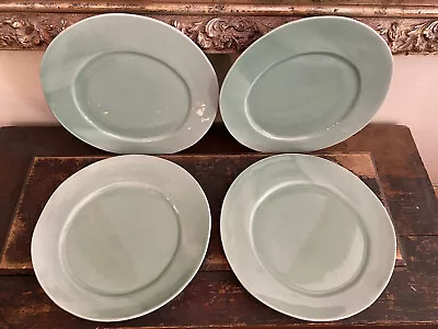 4 Vance Kitira Green Plates 12 1/4” • $70