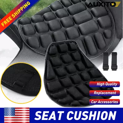 Rider Passenger Seat Cushion Seat Cover Seat Pad For Harley Touring Black OXILAM • $16.99