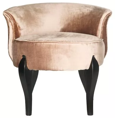 Safavieh Mora French Leg Linen Vanity Chair Reduced Price 2172717959 MCR4692C • $141