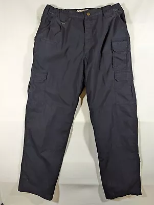 5.11 Tactical Pants Mens 34x32 Black Ripstop Cargo • $19.99