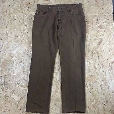 Camel Active Men's Woodstock Chino Trousers Brown Straight Size W36 L30 • £18.99
