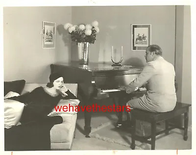 VINTAGE Nacio Herb Brown SONG WRITER AT PIANO Pola Negri '32 Publicity Portrait • $199.96