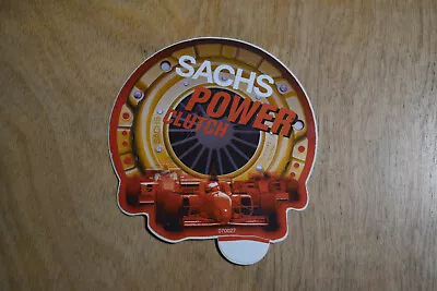 RARE! Vintage  SACHS - Power Clutch  F1 Sticker 3 1/2  Long NOS • $4