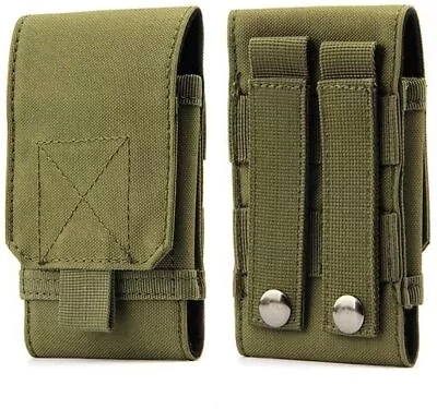 Tactical Molle Cell Phone Case With Belt Clip Loop Holster Pouch Carry Cover • $8.79