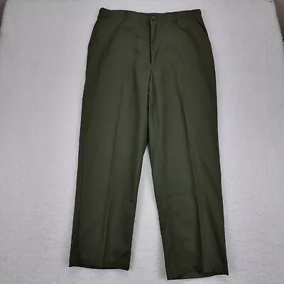 Vintage Military Pants Mens 38x31 Utility Trousers Durable Press OG-507 USA • $39.95