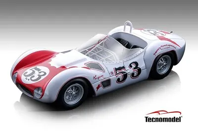 1:18 Tecnomodel 1960 Maserati Birdcage Tipo 61 Riverside  Time GP  Win#53 Krause • $139.99