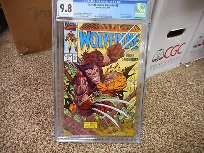 Marvel Comics Presents 43 Cgc 9.8 GREAT Erik Larsen Wolverine Cover Wonder Man W • $119.99