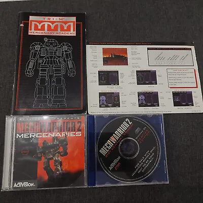 MechWarrior 2: Mercenaries (PC 1996) + Manuals • $15