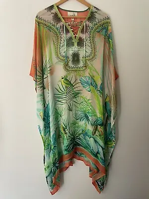 Curate By Trelise Cooper We Lounge Love Kaftan Size L/XL ( AU 14-18) NWT • $175