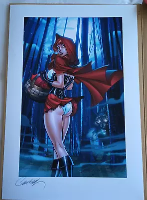 J. Scott Campbell ~ Fairy Tale Red Riding Hood Sdcc 2023 Art Print Signed • $79.99