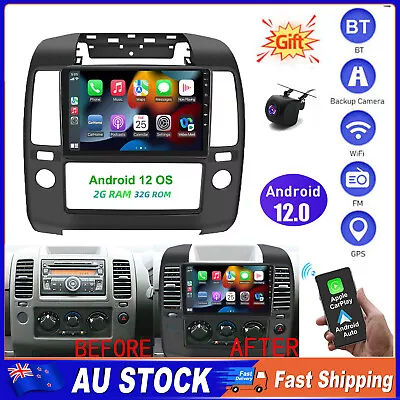 32GB 9  Car Stereo Radio Carplay Gps Head Unit Fit For Nissan Navara 2006-2012 • $284.34