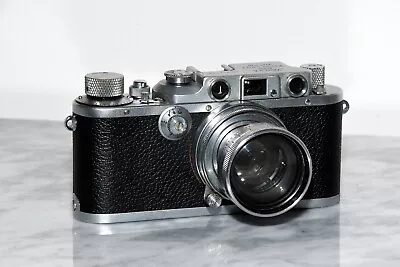 Leica IIIb Camera With Summitar F=5cm (50mm) 1:2 Lens (f2) • $1800