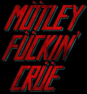 MOTLEY CRUE Motley F*ckin Crue BANNER HUGE 4X4 Ft Fabric Poster Tapestry Flag • $29.95