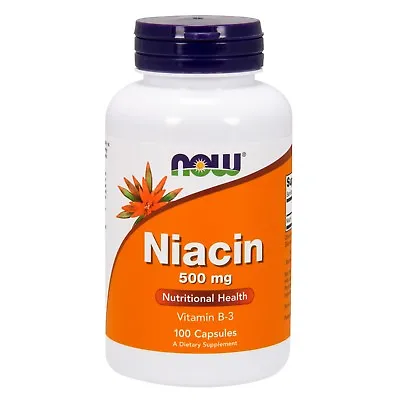 NOW Foods Niacin 500 Mg 100 Capsules • $7.99