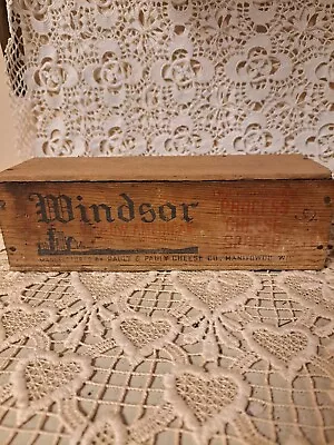 Windsor Pauly And Pauly Cheece Co Wood Cheese Box • $4.99