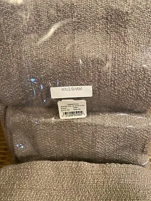 1 Restoration Hardware Cotton Linen Slub King Sham 1 New • $55