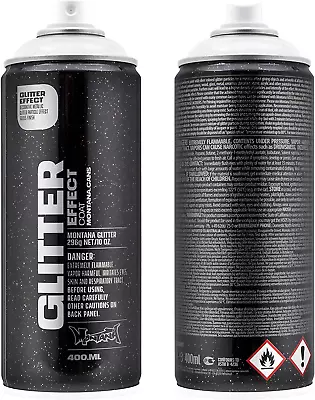 Montana Cans Glitter Effect Varnish Coat Spray Paint 400 MlGold • $25.96