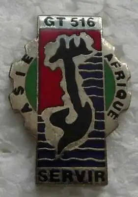 Pin's - Foreign Legion Transport Group 516 Military Pin • $7.45