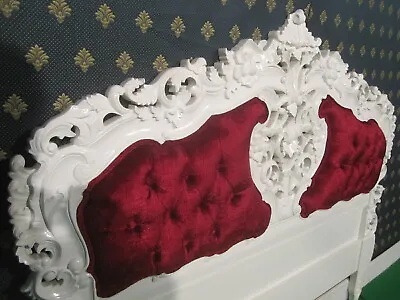 £699 • Buy Mahogany Rococo Headboard Suitable For Double Or King Size Divan Base Bed