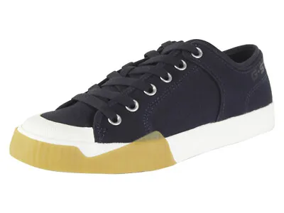 G-Star Raw Men's Rackam Tendric Low Dark Saru Blue Sneakers Shoes Sz: 8 • $86.95