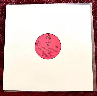 Madonna Human Nature Promo Red Label 12  Vinyl Early Dance Mixes Madame X Tour • $20