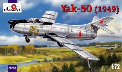 A-Model 72250 Yakovlev Yak-50 (1949) 1:72 Aircraft Model Kit • £19.95