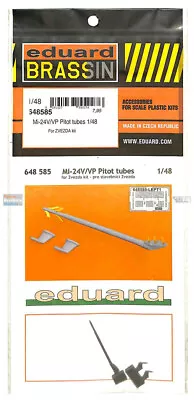 EDU648585 1:48 Eduard Brassin Mi-24V/VP Hind Pitot Tubes (ZVE Kit) • $13.24