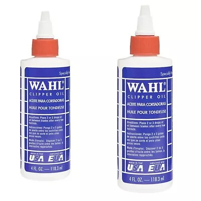 2 X Wahl Clipper Lubricating Oil For Trimmer And Clipper 118ml • $19.18