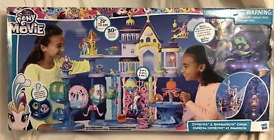 My Little Pony Canterlot & Seaquestria Castle Tower W/ 30+ Accessories New! • $149.99