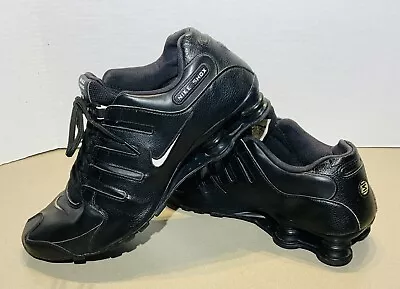 Size 11.5 - Nike Shox NZ Black - 501524-091 Triple Black • $49.99