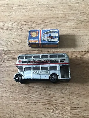 MATCHBOX  BUS SILVER JUBILEE - Boxed + CORGI SILVER JUBILEE BUS • £9.99