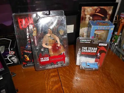 2007 Mezco Cinema Of Fear 7  Leatherface+texas Chainsaw 1971 Chevy C-10 New Fr S • $69.99