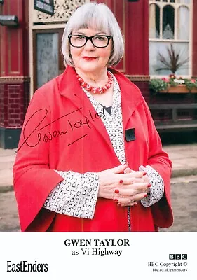 Gwen Taylor - Vi Highway - EastEnders - Signed Autograph • £28.49