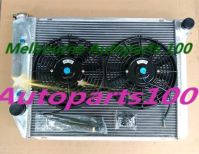 Radiator+fan For Ford Falcon Xa/xb/xc/xd/xe Fairmont Cleveland 302/351 V8 72-84 • $195