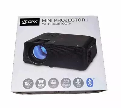GPX PJ609B Mini Projector With Bluetooth • $69.99