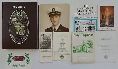 1981 US MERCHANT MARINE ACADEMY Midships YEARBOOK W PHOTO Kings Point Ny • $67.95